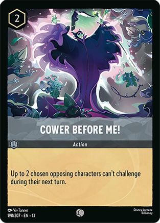 Cower Before Me! - 198/204 - Common (Foil)
