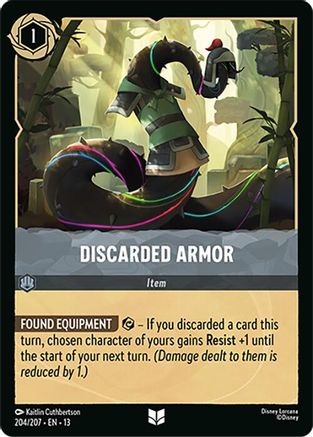 Discarded Armor - 204/204 - Uncommon (Foil)