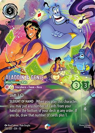 Aladdin & Genie (Mischievous Pals) - 232/204 - Enchanted