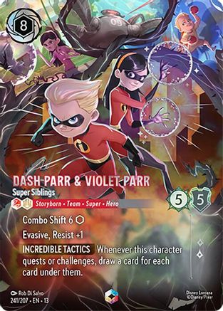 Dash Parr & Violet Parr (Super Siblings) - 241/204 - Enchanted