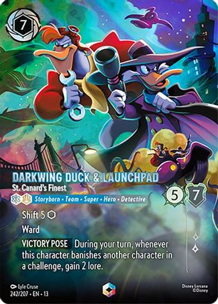 Darkwing Duck & Launchpad (St. Canard's Finest) - 242/204 - Enchanted
