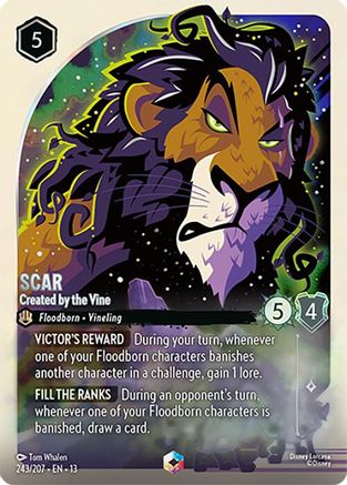 Scar (Created by the Vine) - 243/204 - Enchanted