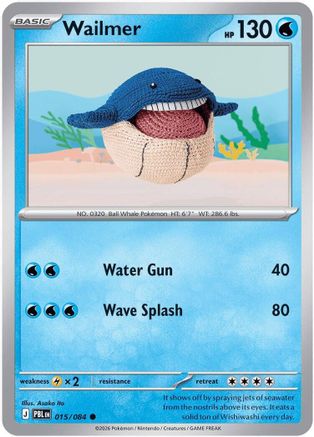 Wailmer 015 - Common - Reverse Holo