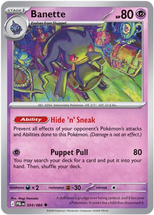 Banette - 034/083 - Uncommon