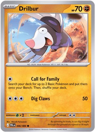 Drilbur - 046/083 - Common - Reverse Holo