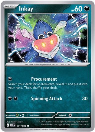 Inkay 051 - Common - Reverse Holo