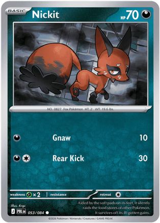 Nickit - 053/083 - Common - Reverse Holo