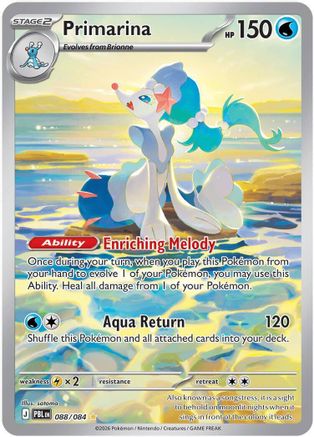 Primarina 088/084 - Illustration Rare - Holofoil
