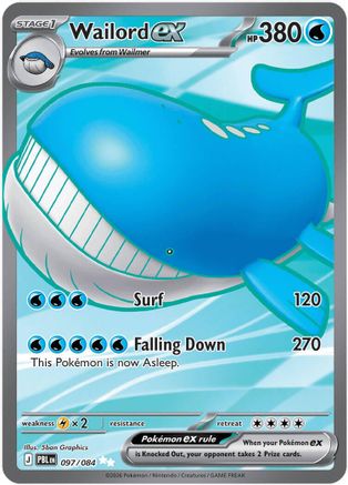 Wailord ex 097/084 - Ultra Rare