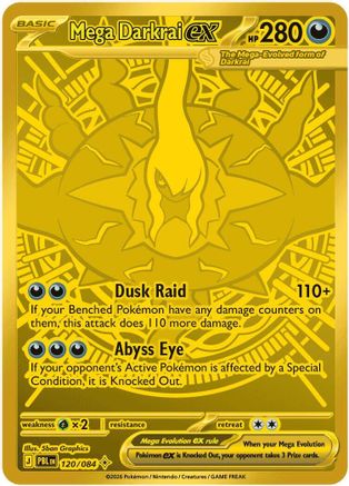 Mega Darkrai ex 120/084 - Mega Hyper Rare - Holofoil