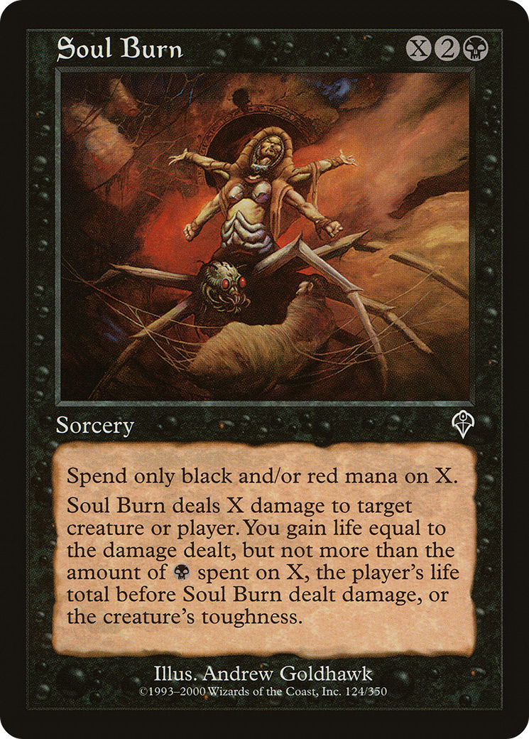 Soul Burn (INV-124)  Foil