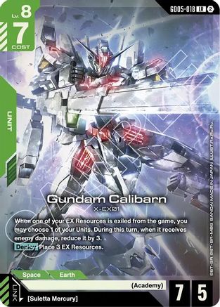 Gundam Calibarn (GD05-018) - Legend Rare