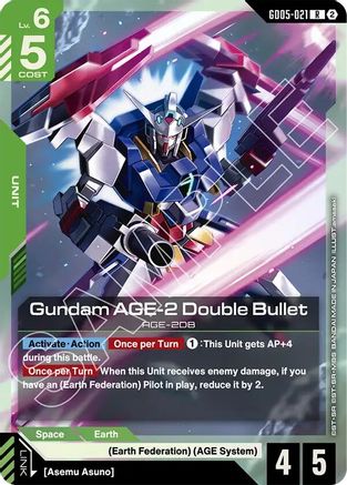Gundam AGE-2 Double Bullet (GD05-021) - Rare