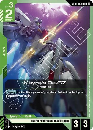 Kayra's Re-GZ (GD05-029) - Common