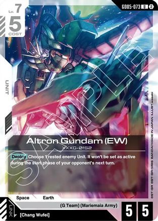 Altron Gundam (EW) (GD05-073) - Uncommon