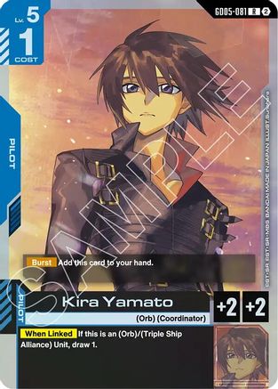 Kira Yamato (GD05-081) - Rare