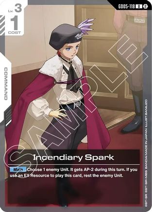 Incendiary Spark (GD05-118) - Uncommon