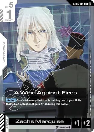 A Wind Against Fires (GD05-119) - Rare