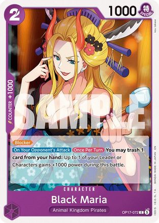 Black Maria - OP17-072 - Common (Presale)