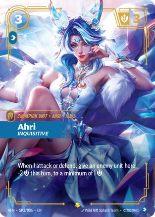 Ahri - Inquisitive - SP3/006 - Showcase