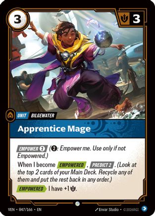 Apprentice Mage - 047/166 - Common (Foil)