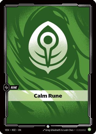 Calm Rune - R02 - Common (Foil)