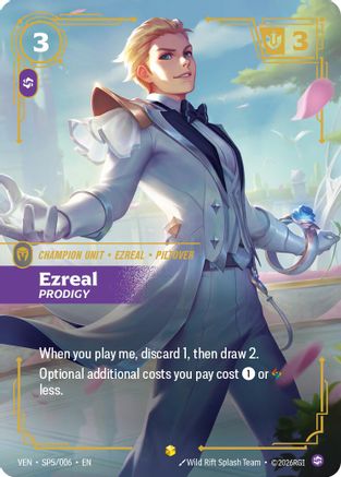 Ezreal - Prodigy - SP5/006 - Showcase
