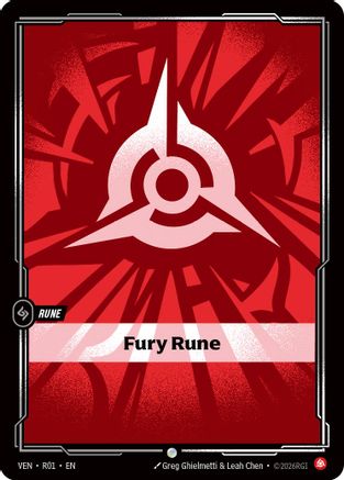 Fury Rune - R01 - Common (Foil)
