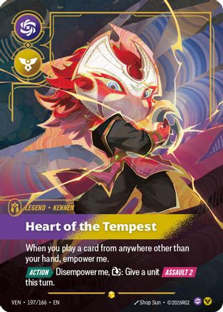 Kennen - Heart of the Tempest (Overnumbered) - 197/166 - Showcase