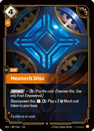 Hextech Disc - 087/166 - Rare