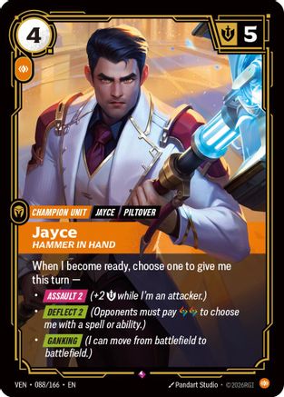 Jayce - Hammer in Hand - 088/166 - Rare