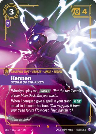 Kennen - Storm of Shuriken - 113/166 - Epic
