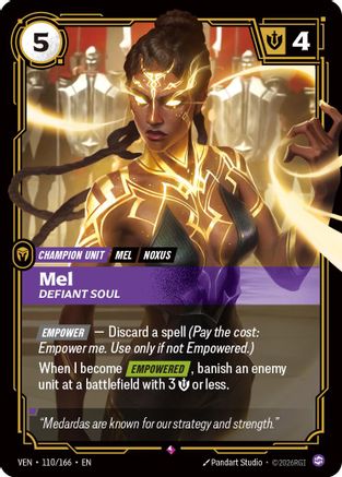 Mel - Defiant Soul - 110/166 - Rare