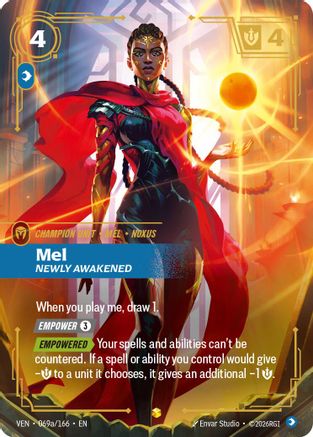 Mel - Newly Awakened (Alternate Art) - 069a/166 - Showcase