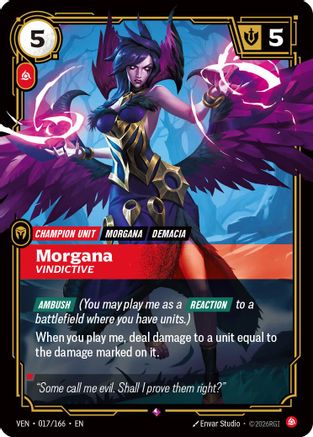 Morgana - Vindictive - 017/166 - Rare