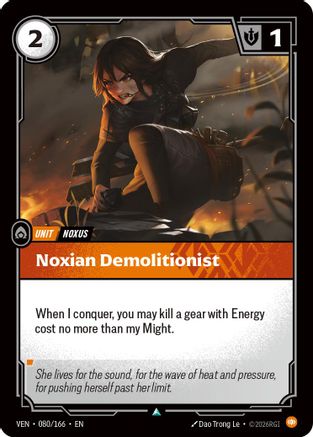 Noxian Demolitionist - 080/166 - Uncommon (Foil)