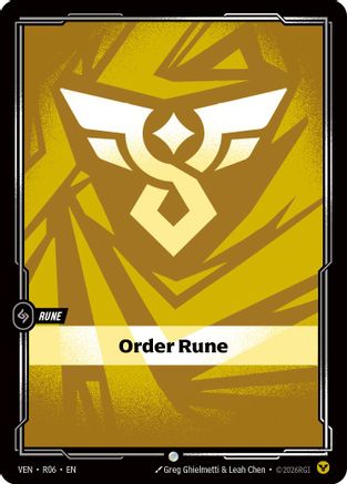 Order Rune - R06 - Common (Foil)