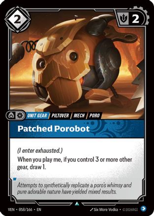 Patched Porobot - 058/166 - Uncommon (Foil)