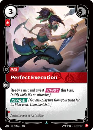Perfect Execution - 012/166 - Uncommon (Foil)