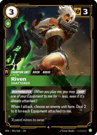 Riven - Shattered - 041/166 - Rare