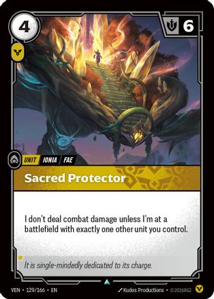 Sacred Protector - 129/166 - Uncommon (Foil)