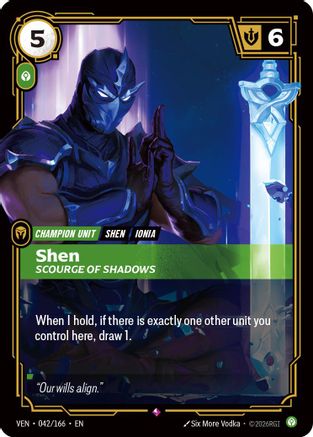 Shen - Scourge of Shadows - 042/166 - Rare