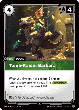 Tomb-Raider Barbara - 037/166 - Uncommon (Foil)