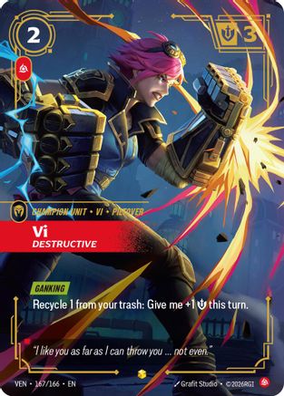 Vi - Destructive (Overnumbered) - 167/166 - Showcase