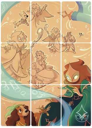 Archazia's Island Puzzle Insert (Set of 9) -