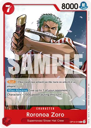 Roronoa Zoro - OP14-015 - Rare