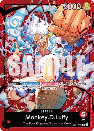 Monkey.D.Luffy - ST21-001 - Leader
