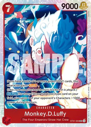 Monkey.D.Luffy (ST31-004) - ST31-004 - Super Rare