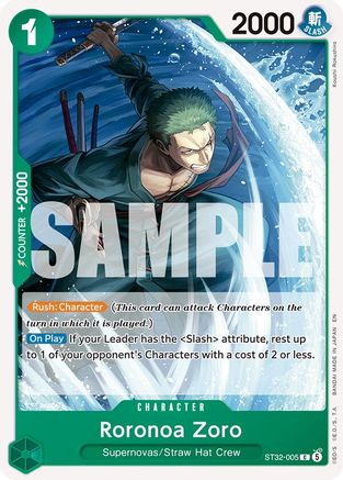 Roronoa Zoro (ST32-005) - ST32-005 - Common