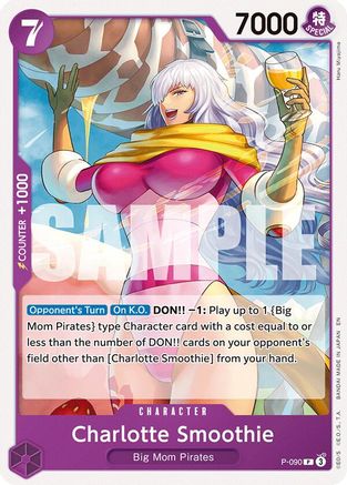 Charlotte Smoothie - P-090 - Promo